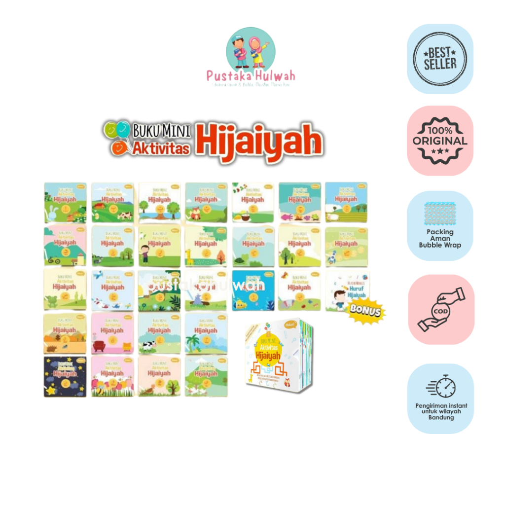 

Buku Mini Aktivitas Hijaiyah (Buku Anak)