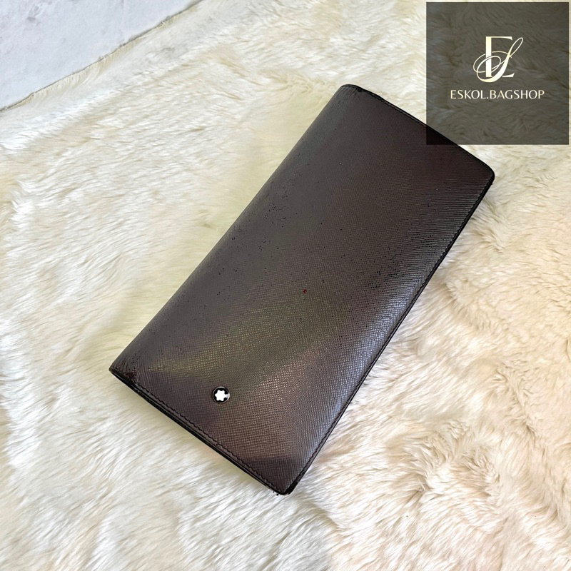 Preloved Original Dompet MONT BLANC/Dompet wanita kulit/Dompet Second Original Branded