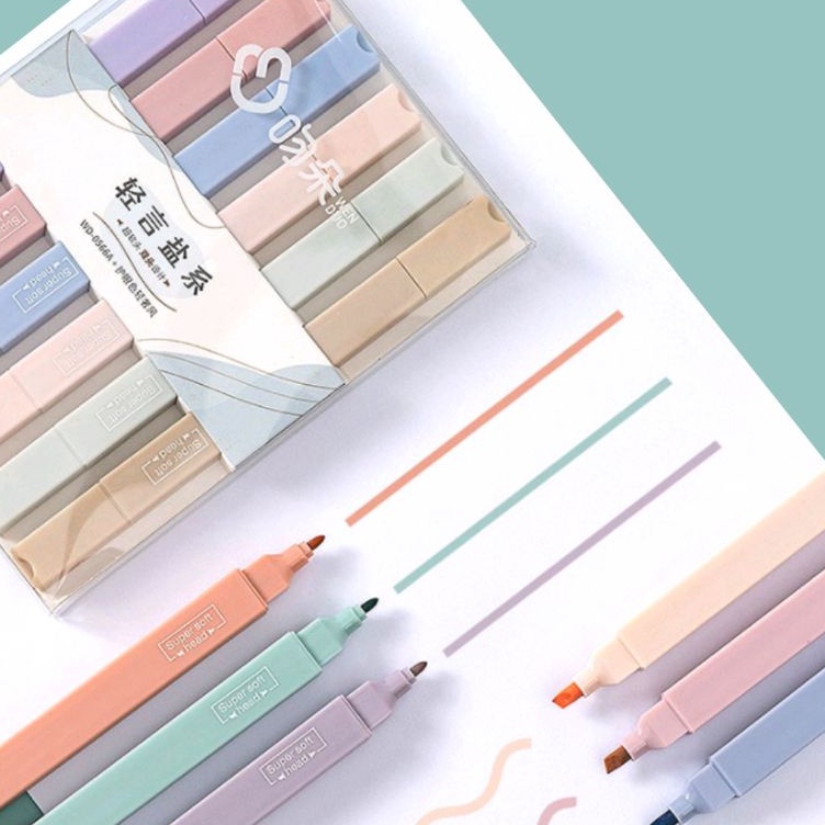 

[KODE PRODUK WHVNT7440] HM64 Stabilo Warna Pastel Highlighter Color 6 Pcs Stabilo isi 6 Warna Pastel Stabilo Highlighter