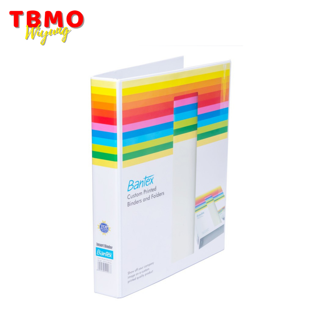 

TBMO Bantex Insert Ring Binder / Ordner 2 Ring 25mm A4 White 8522 07
