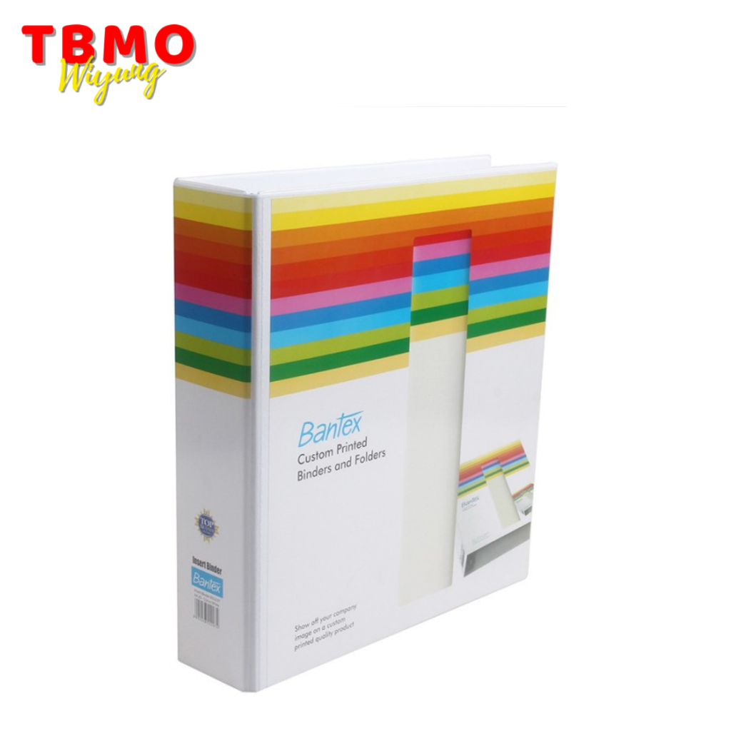 

TBMO Bantex Insert Ring Binder / Ordner 2 Ring 52mm A4 White 8552 07