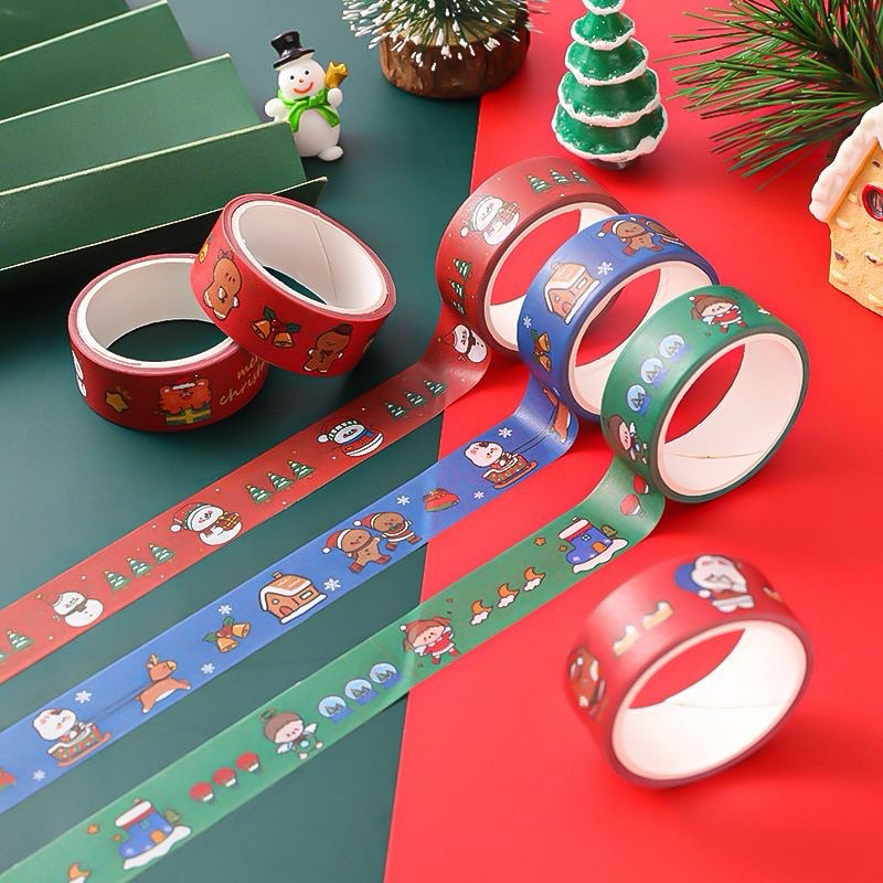 

[Bunbougu.ID] Washi Tape Christmas Edition Scrapbook Journaling