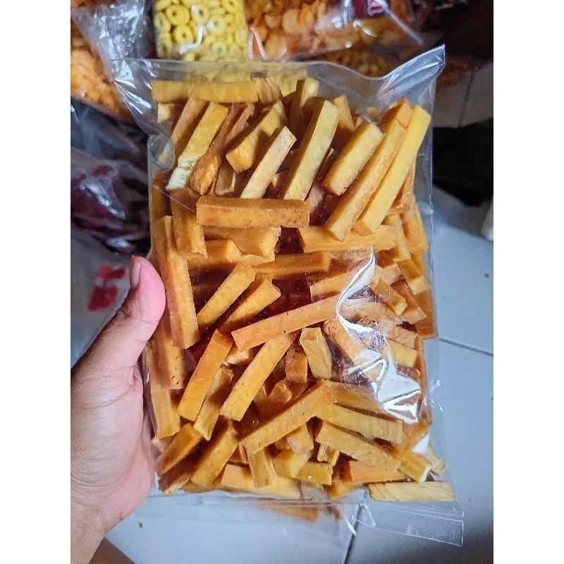 

Keripik Sukun Stick Sukun Mentega Empuk Gurih Snack Kiloan 250gr