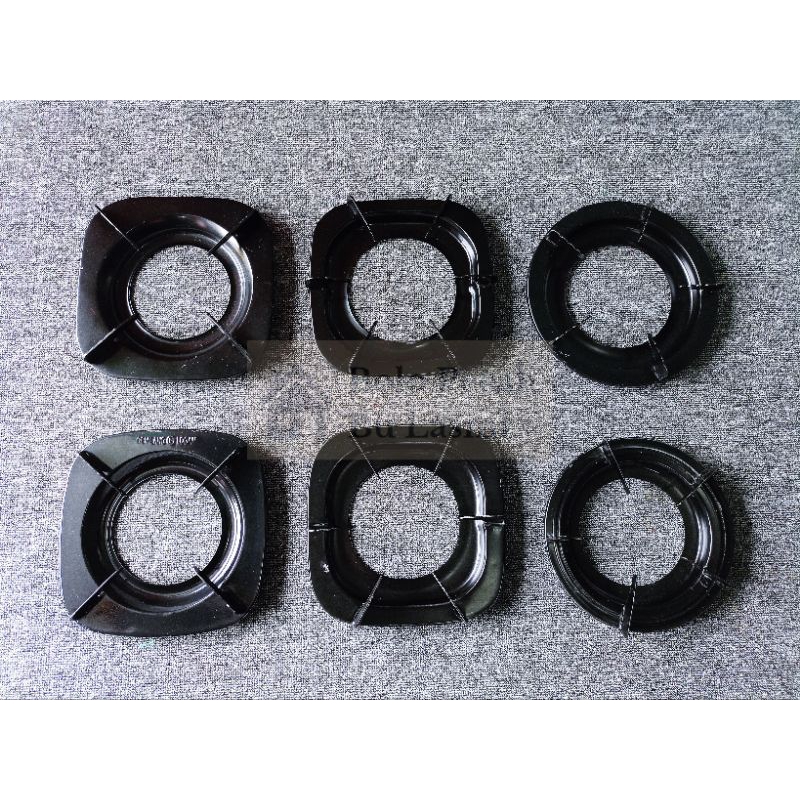 Tatakan Kompor Gas RINAI Bentuk Kotak Kaki 6 atau 4 / Tatakan Kompor Bulat Quantum / Tatakan Dudukan