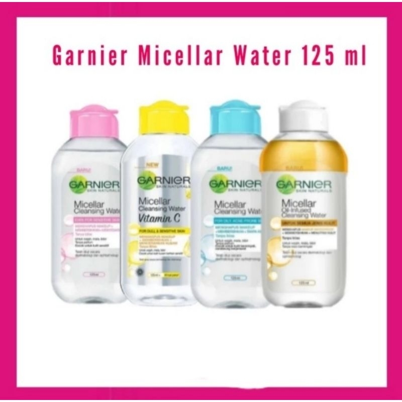 Garnier micellar Cleasing Water 125ml // Garnier micellar water Salicylic BHA 125ml // Garnier micel