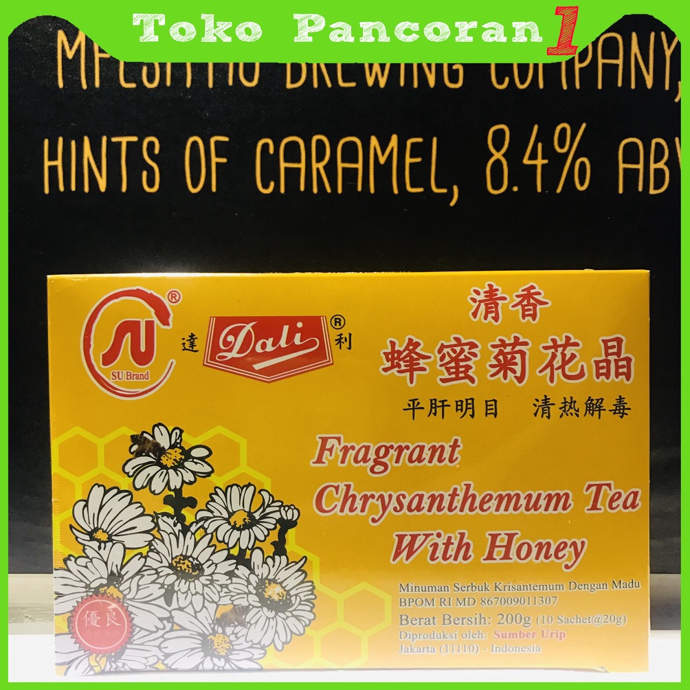 

DiSk0n DALI Chrysanthemum Tea With Honey SU Brand 200gr / Teh Kembang Putih Dengan Madu Serba Murah