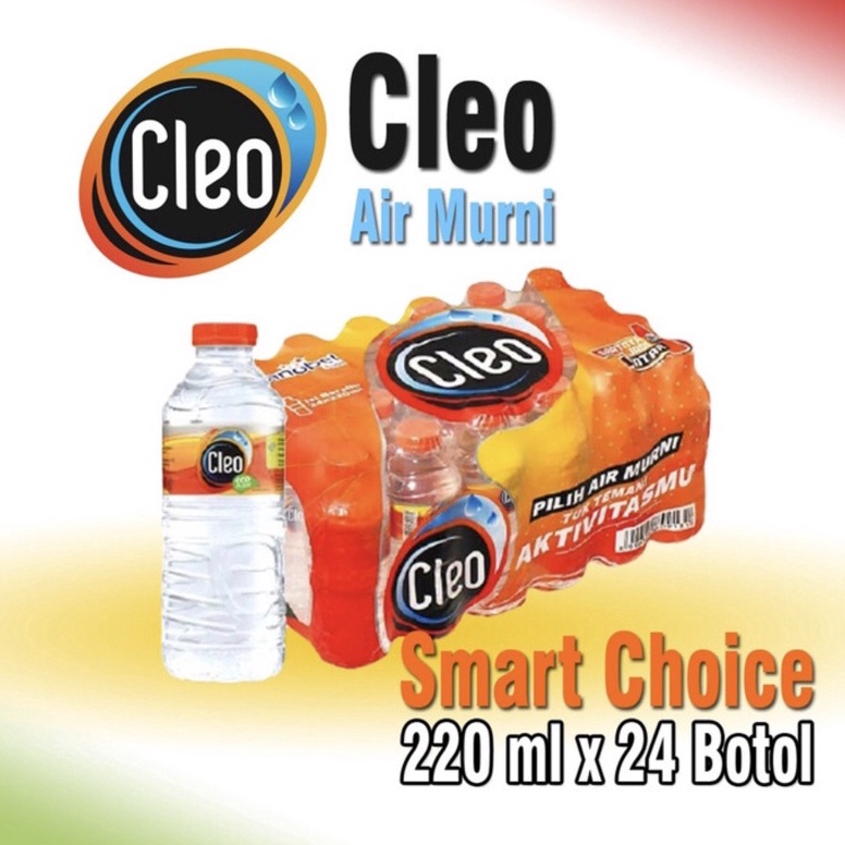 

Cleo 220 ml isi 24 Botol - Air Minum Murni amahw