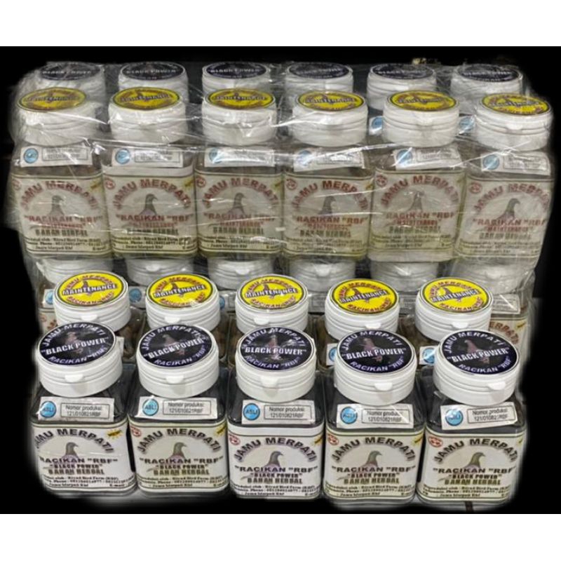 JAMU MERPATI RBF BLACK POWER AND MAINTENANCE