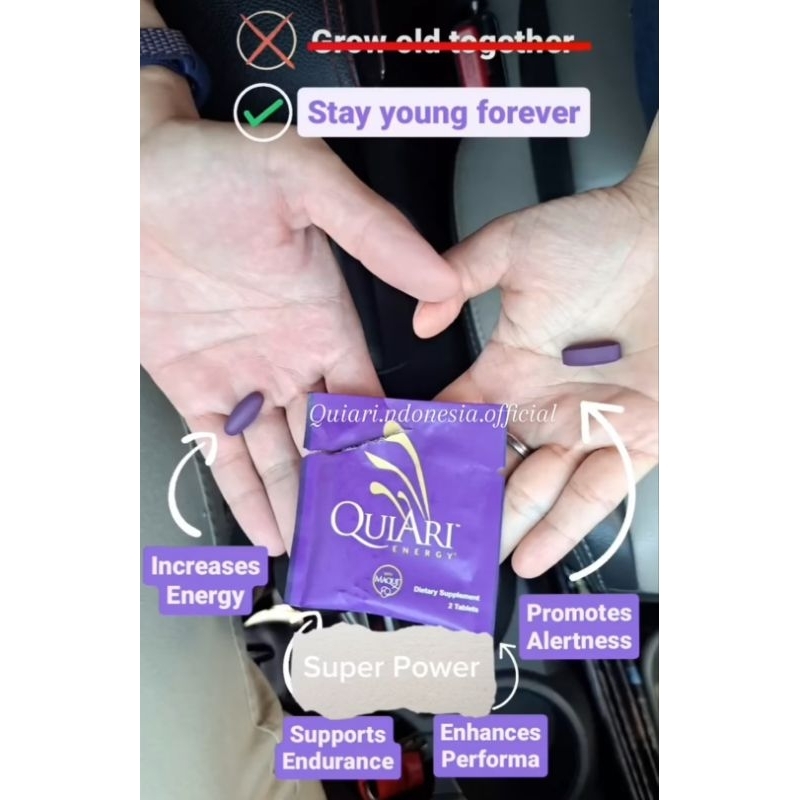 

QuiAri Energy Original Multivitamin Diet Penghancur Lemak 2 / 10 kaplet