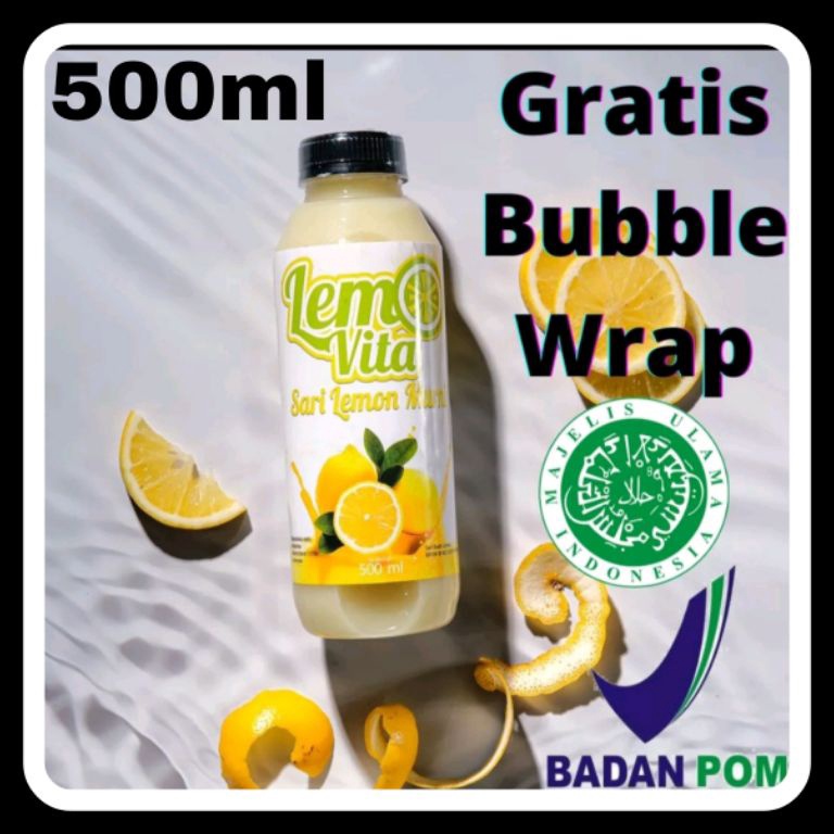 

S3ll3r 500ml BPOM Lemovita Fresh Sari Lemon Jus Lemon Murni 100% Jus Halal Alami dikirim Toko Tanginas Jogja Moodbooster