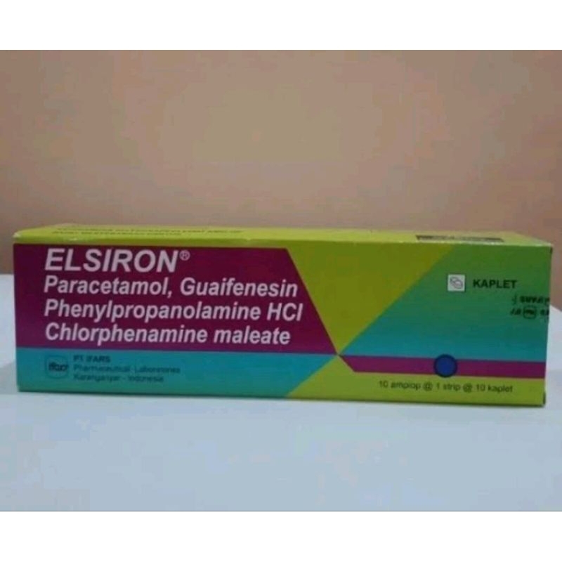 Elsiron tablet box