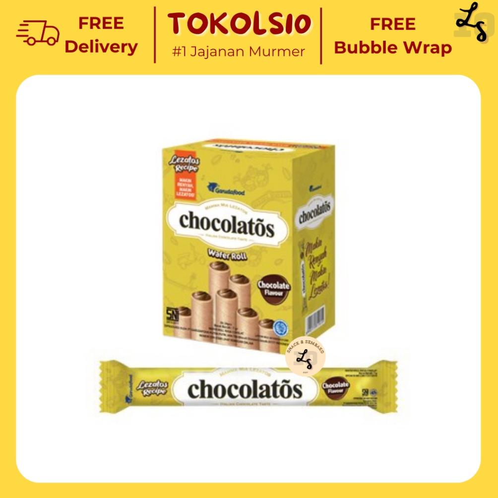 

[✏T62\] Gery Chocolatos Wafer Cokelat Stick 500 Isi 24 pcs Buruan Order Gan