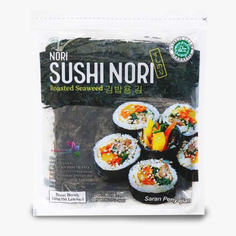

Best Terlaris➮ Sushi Nori Halal Seaweed Rumput Laut Sushi Untuk Kimbab/Gimbab ISI 5/10/20/50 Harga Promo