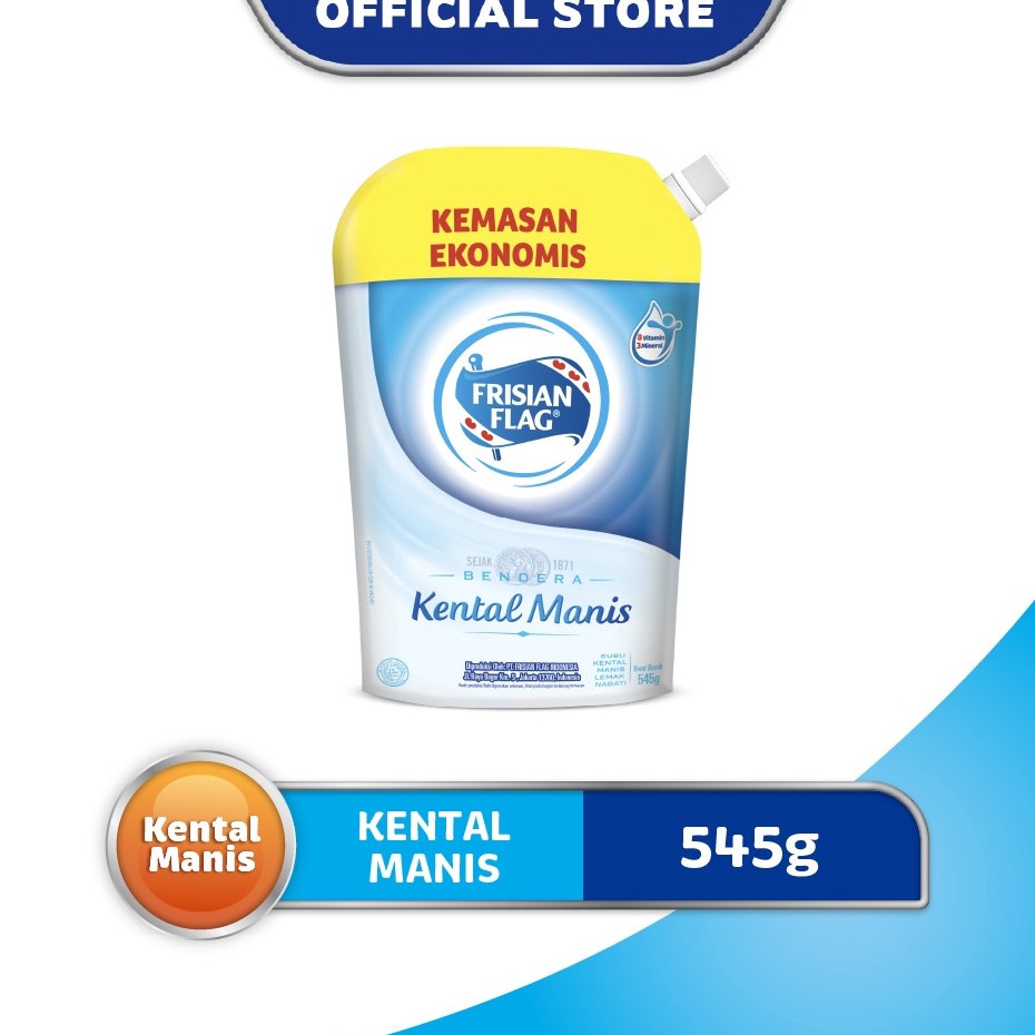 

[KODE 0ABJL] Frisian Flag Kental Manis Pouch 545gr