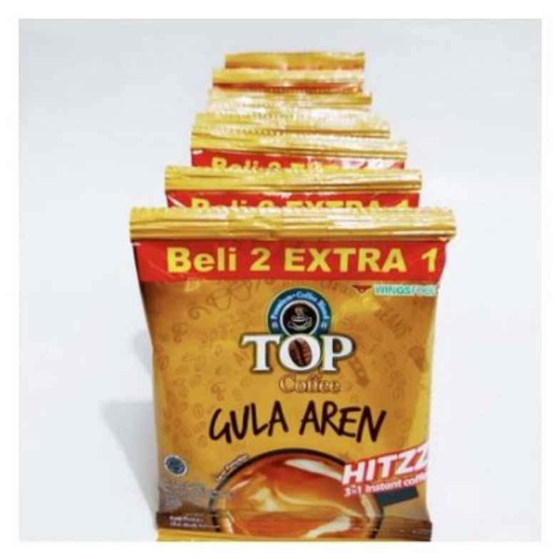 

BA7 Top Coffe Gula Aren 1 Renceng isi 15sachet blfby