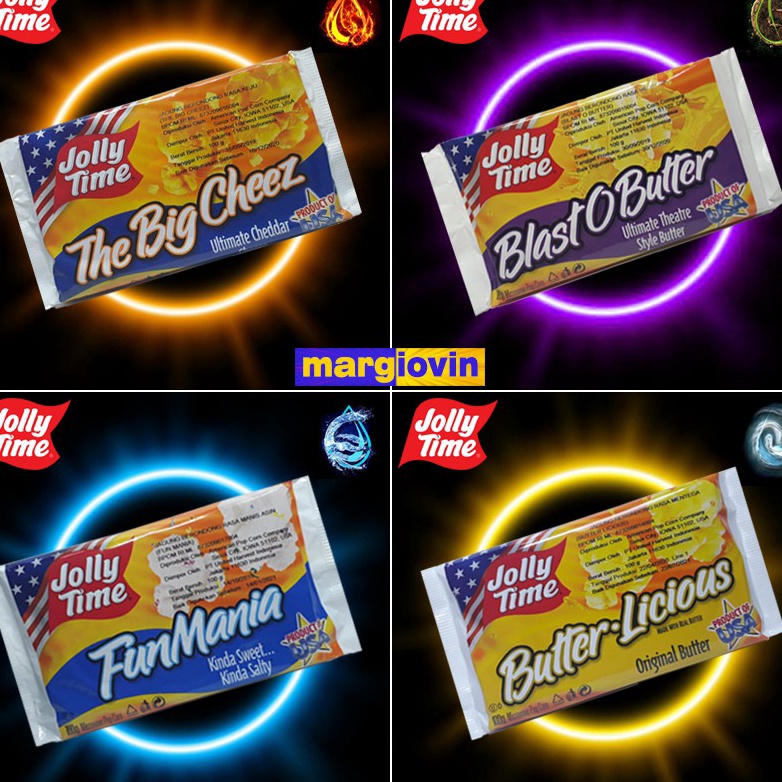 

[KODE P0R8R] Jolly Time Popcorn microwave , varian rasa : TBC, BOB, FM, B L