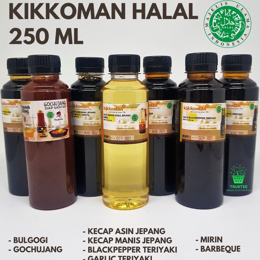 

[♖A80@] SAUS KIKKOMAN BBQ GOCHUJANG BULGOGI GARLIC TERIYAKI BLACKPEPPER SOY SAUCE MIRIN YAKINIKU BPL 250ml [144]