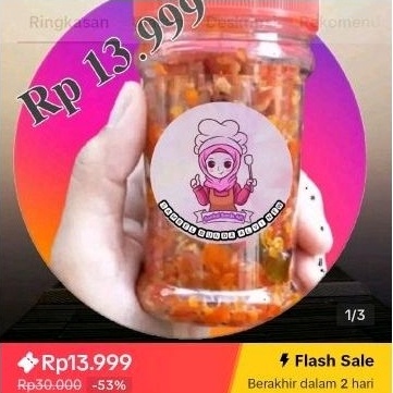 

[Produk UT46] PROMO SAMPAI BESOK (sambal bunda Alfi 150 gram) yywsl
