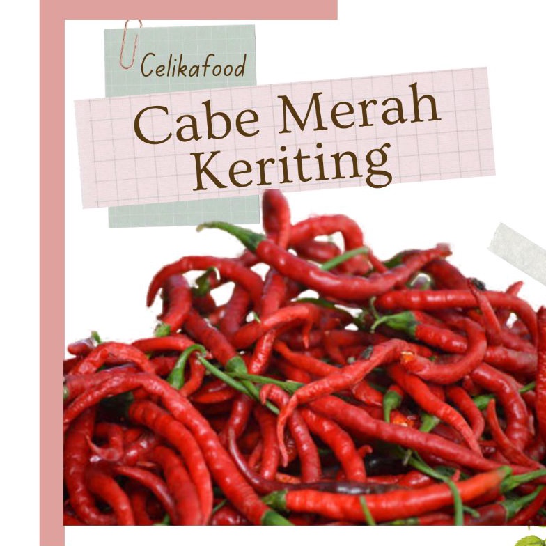 

Best Product✽ Cabe Merah Keriting 100 gr / Cabai / Bumbu Masakan / Rempah 41