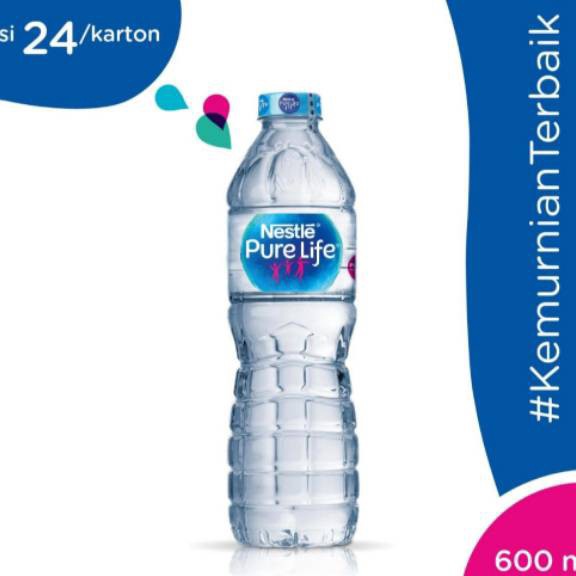 

[KODE 8F8TD] NESTLE PURE LIFE 600 ML PER DUS ISI 24 BOTOL/NESTLE AIR MINERAL ASLI