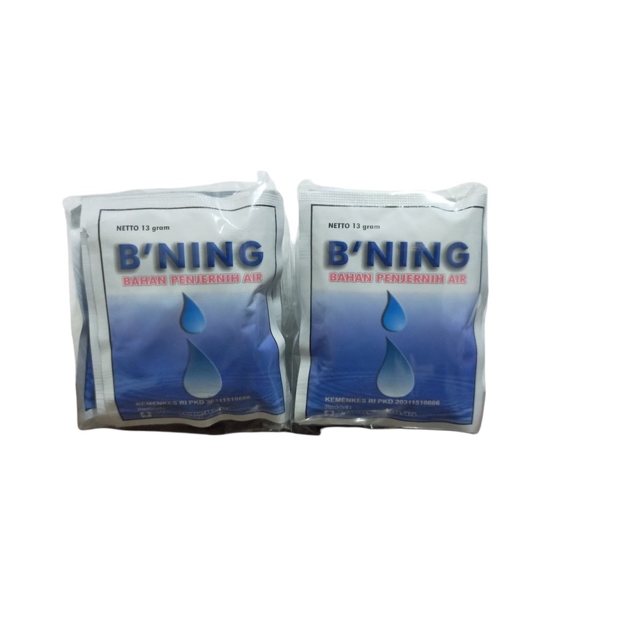 [Produk RB61] B'Ning Penjernih Air Isi 10 Sachet 13gr 100