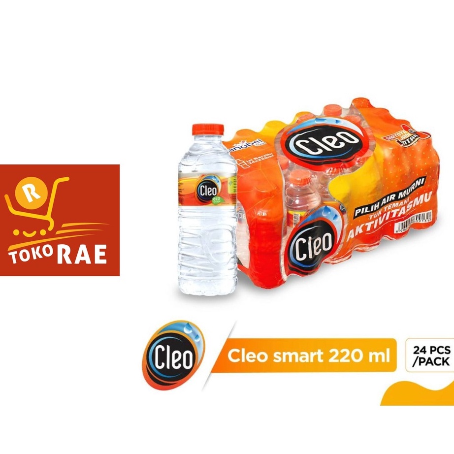 

[KODE KA9KL] CLEO botol mini 220ML 1 pak isi 24 botol