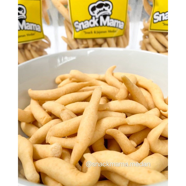 

[KODE TQKFP] CURUT KEJU PREMIUM 100GR / KUE TELUR GABUS KEJU | SNACKMAMA