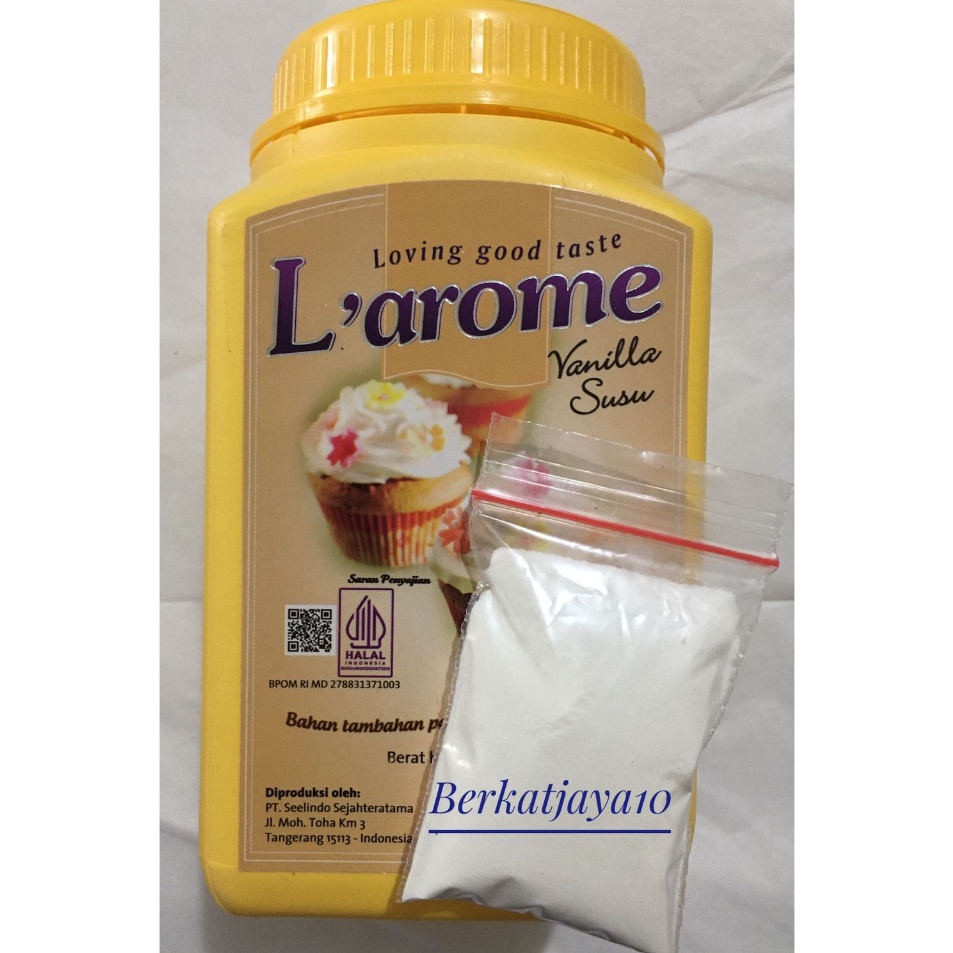 

[KODE PRODUK NRWBT6974] Larome Vanilla Susu REPACK 20 Gram Vanila KEMASAN PLASTIK