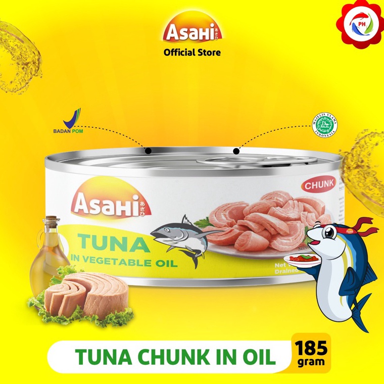 

Best✱➙ AsaHi Tuna Chunk in Oil 185 gr I47 ➵