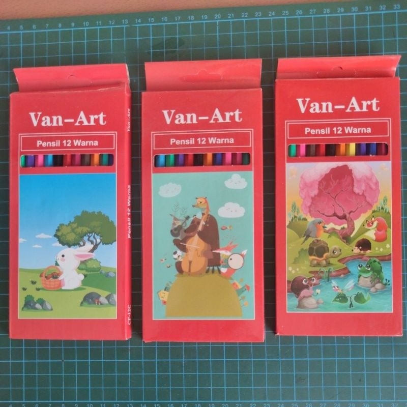 

Van-Art 12 Pensil Warna Kecil/Tanggung