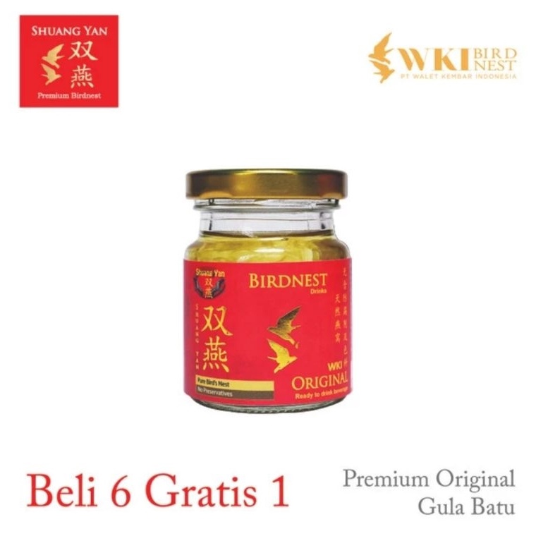 

Mur4h B4nget SHUANG YAN - Minuman Sarang Burung Walet ( Original Pandan) 70 ml Promo Beli 6 1 Stock Terupdate