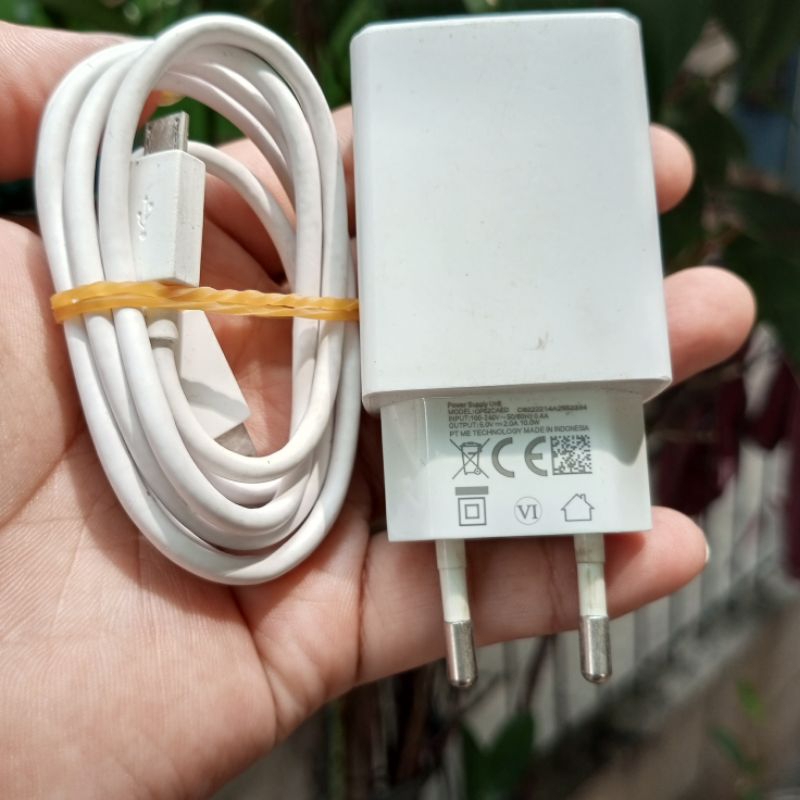 Charger Oppo 2A kabel Micro USB Bekas Copotan 5v 2a