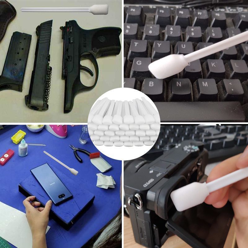 23cm Lengthen Cotton Swab Panjang 10Pcs Grade Long Cleaning Cotton Swab