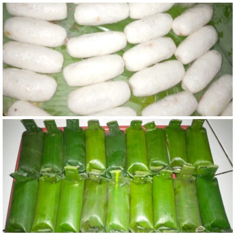 

Arem-arem dan lontong frozen ukuran besar isi 10