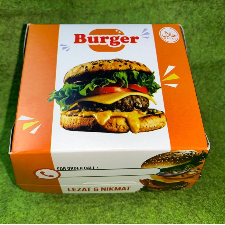

DUS BURGER CUSTOM DUPLEX FREE DESAIN BUNGKUS BURGER BOX BURGER CUSTOM