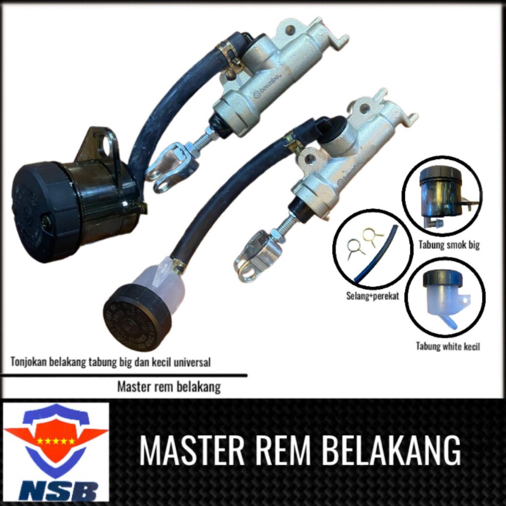 Tonjokan belakang master rem belakang rcb universal VIXION SATRIA SONIC NINJA CRF KLX CBR FIZR NSBRA