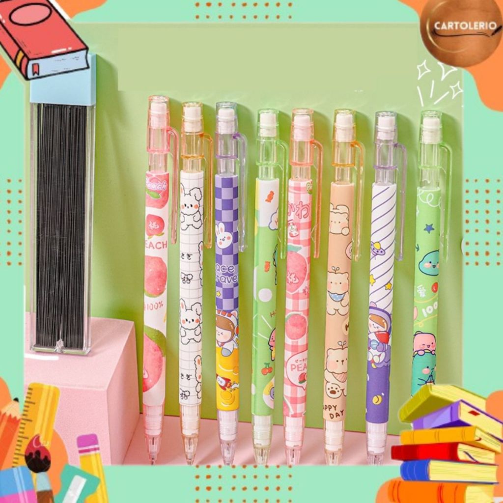 

SELUSIN Pensil Mekanik Motif Buah & Isi Pensil Mekanik S8020