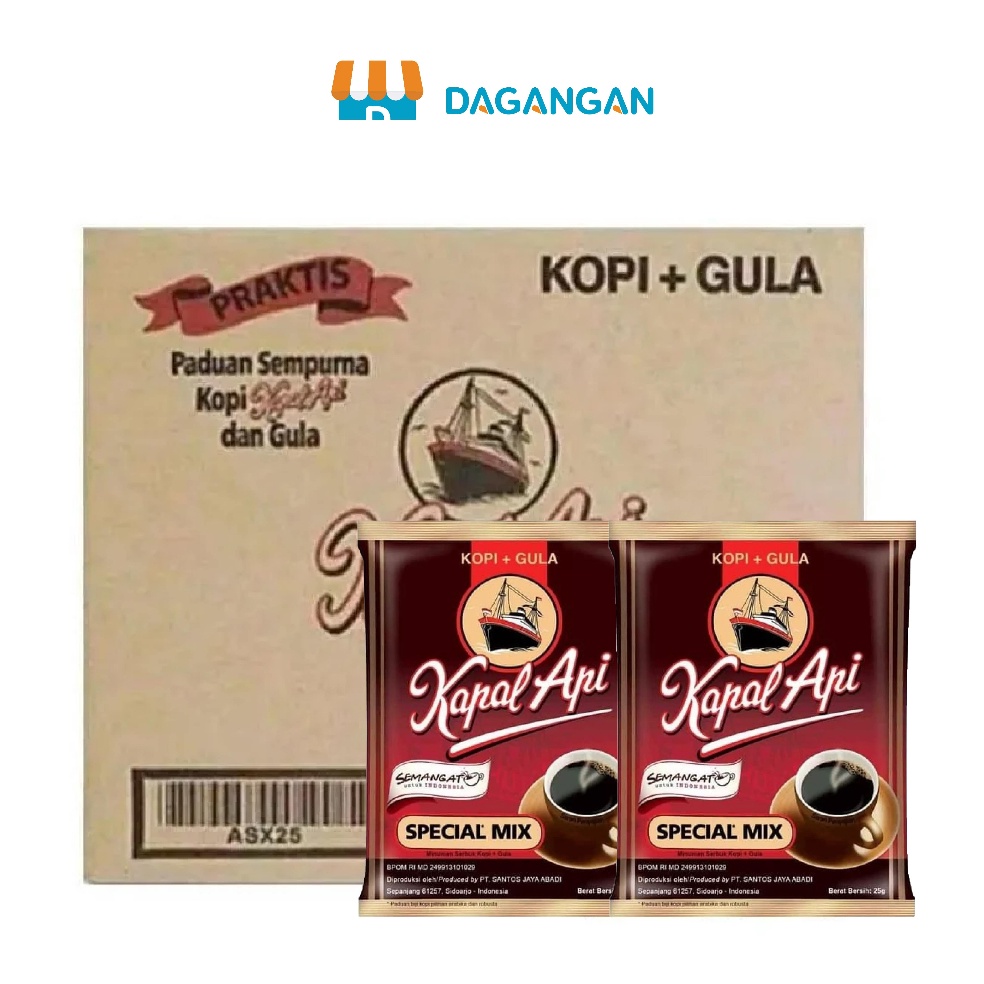 

[♧Y12<] Kapal Api Kopi Instan Special Mix 24 gr Karton / 120 pcs Bring it Now