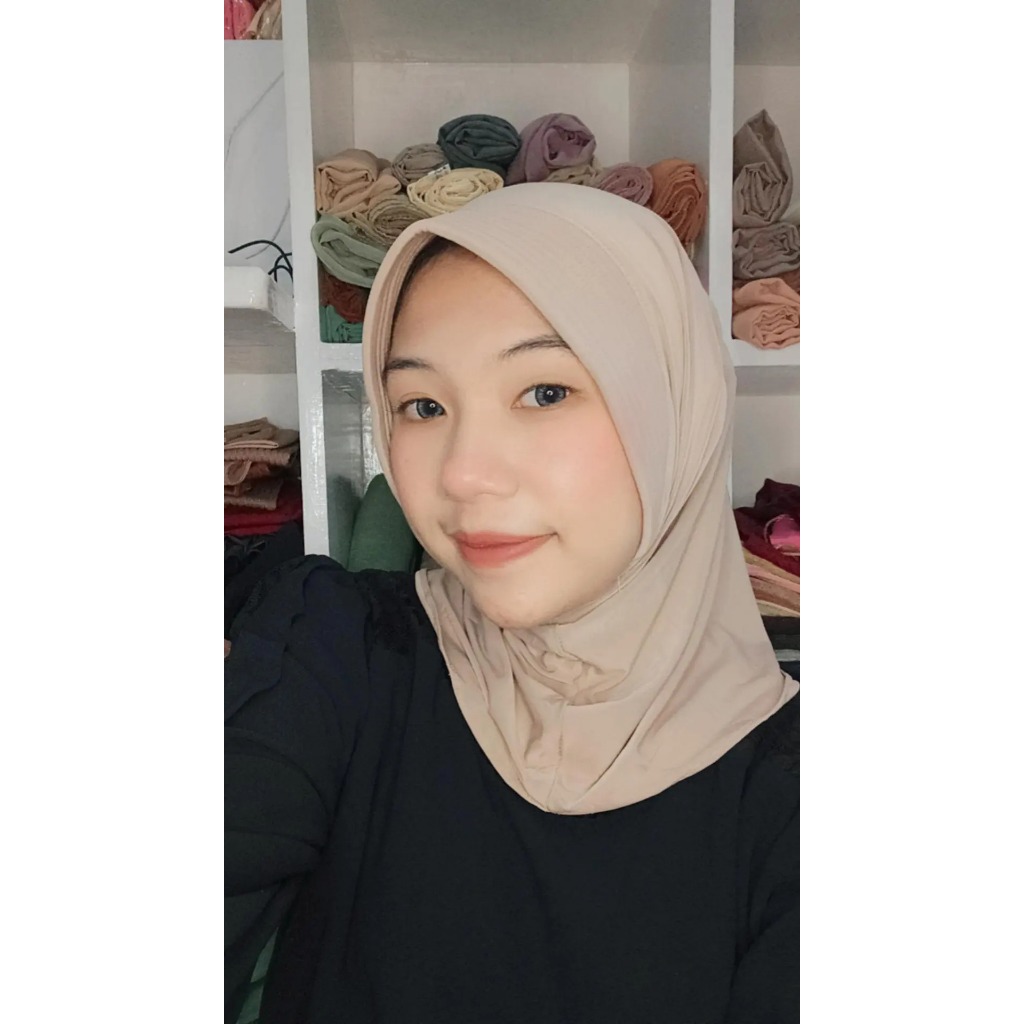 HIJAB JILBAB INSTAN BERGO SPORT 52RB DAPAT 5PCS JERSEY SUPER PREMIUM