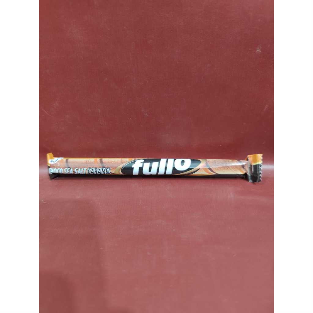 

Fullo Wafer Stick Cream Choco Sea Salt Caramel 14g - Wafer Stik Coklat Fullo