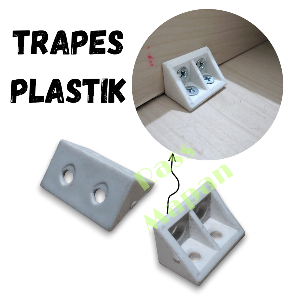 Ambalan Trapes Plastik Joint Double Lemari
