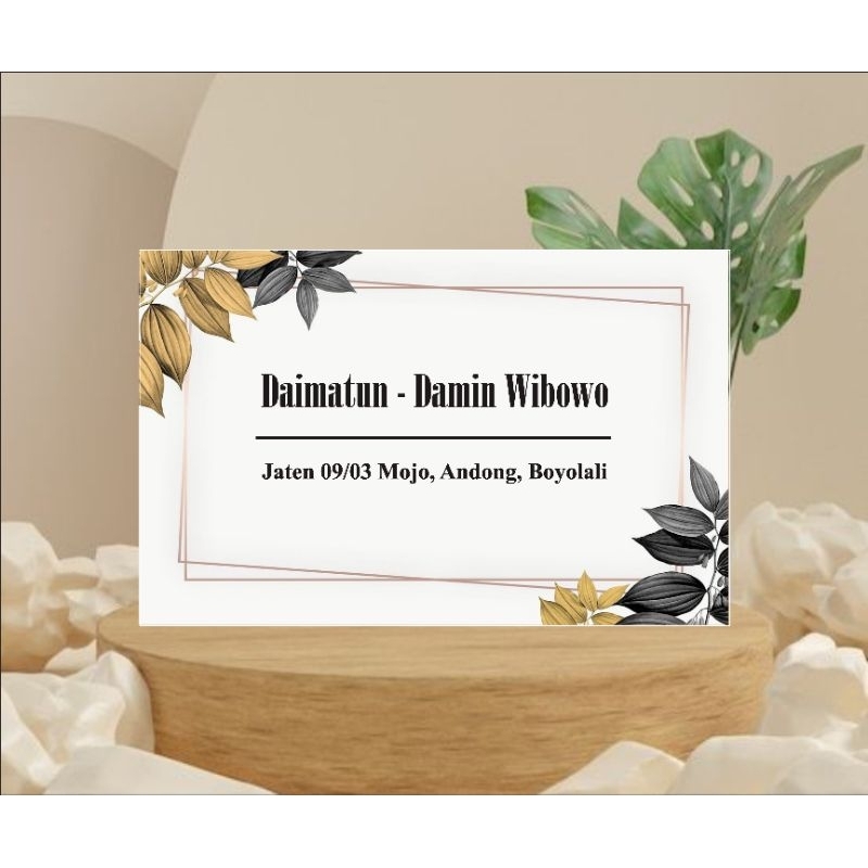 

Amplop custom nama full print 110x70mm 100pcs