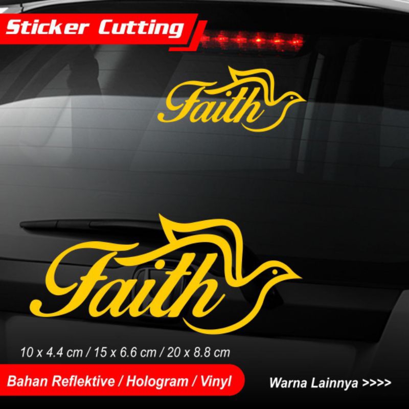 

STICKER CUTTING FAITH STIKER ROHANI KRISTEN CUTTING