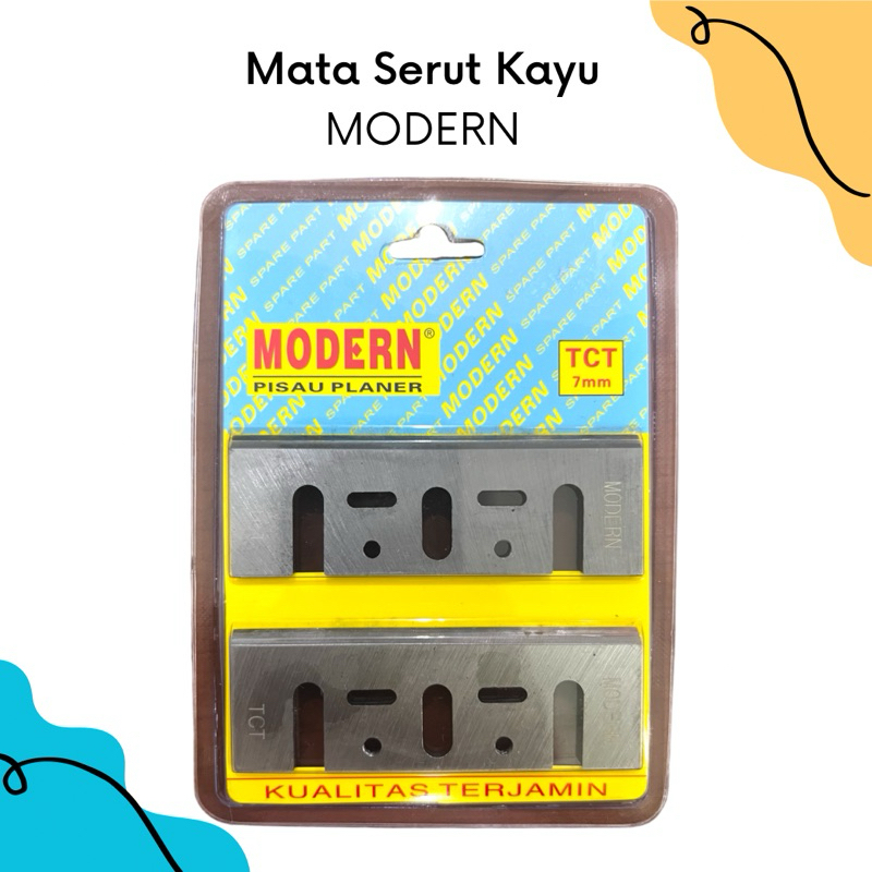 Modern Planer Blade TCT 7mm | Modern Mata Serut Kayu TCT 7mm | Modern Mata Planer Berkualitas | Mata