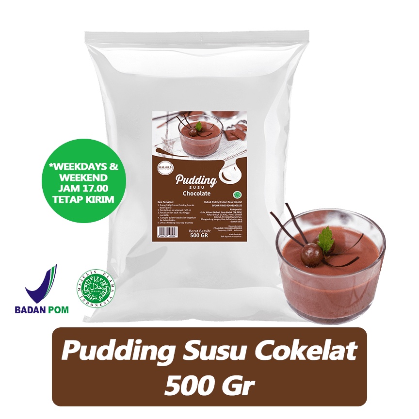 

St0k B4nyak [SERIES] Omura Dessert Shooter Pudding Susu Aneka 500 Gr Omura Powder Hari ini