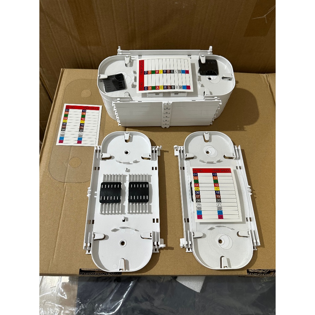 Splice tray 24 core / kaset fiber optic 24 core