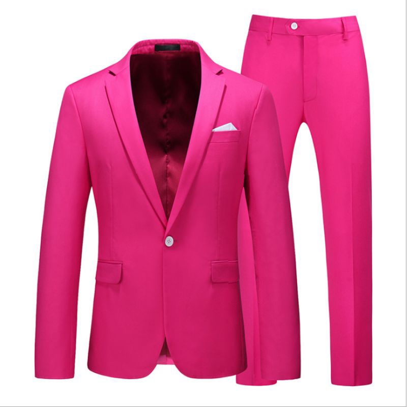 setelan jas pria pink fuschia-pink fanta- jas wedding-jas formal maskuline design - jas party - Jas 