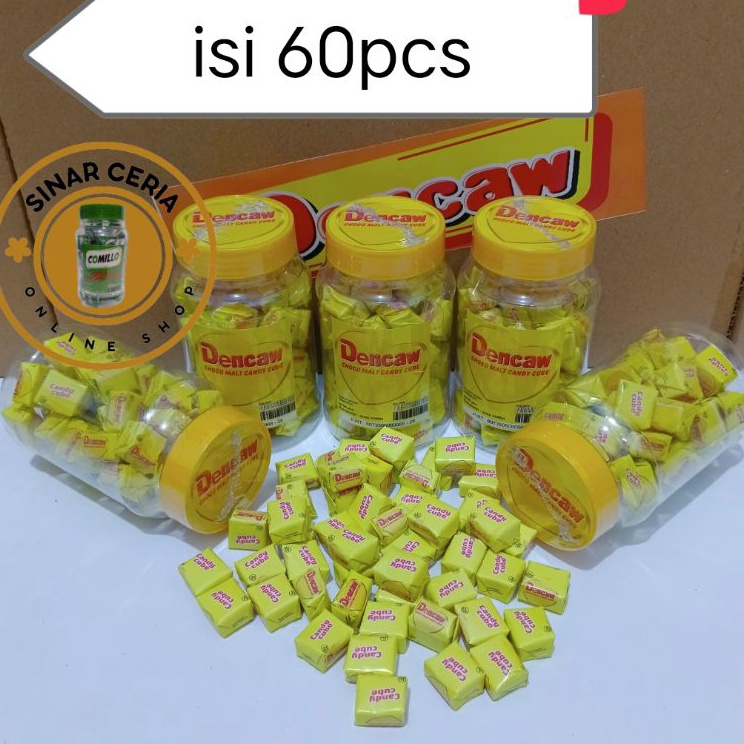 

[KODE 6CLHV] permen viral millo permen cube milo DENCEW isi 60 pcs obral