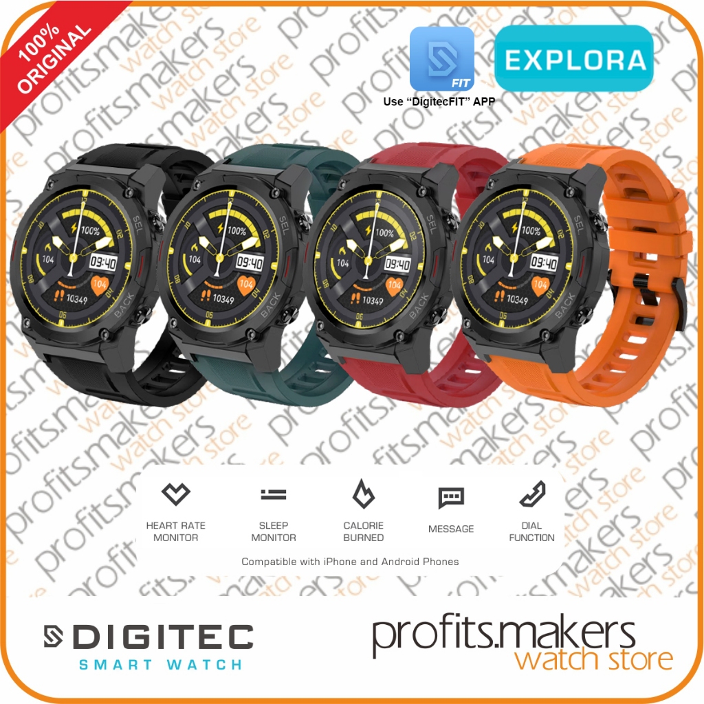 DIGITEC DG SW EXPLORA / DG-SW-EXPLORA Smart Watch Smartwatch ORIGINAL