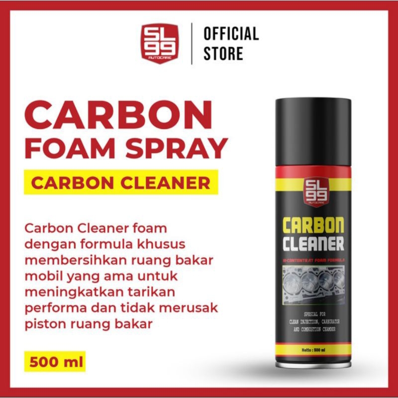 SL99 Carbon Cleaner Spray 500 ml Foam Pembersih Ruang Bakar
